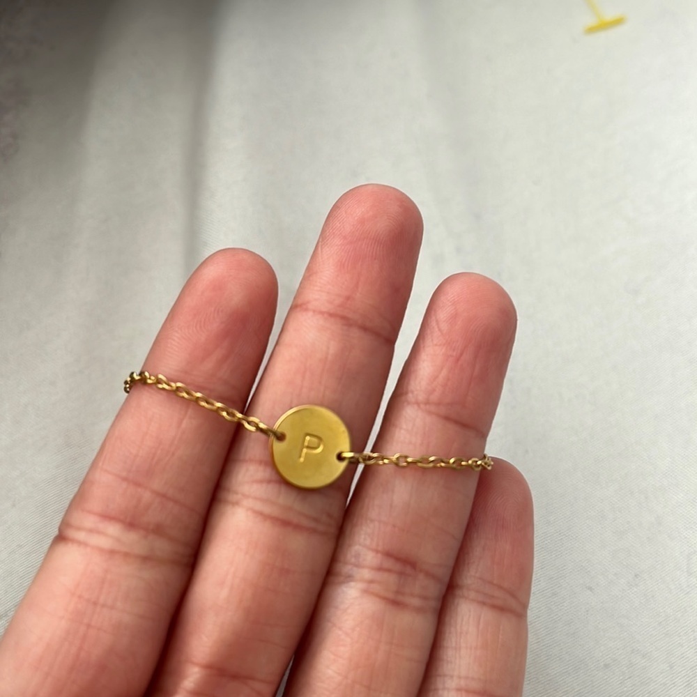 “Initial Bracelet- P”